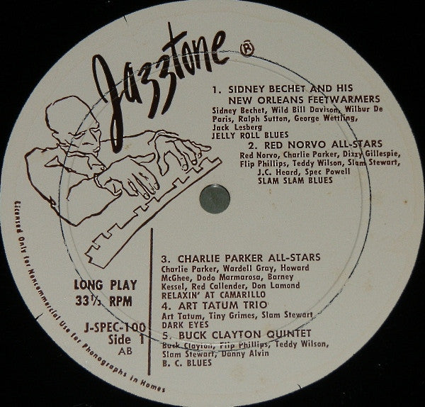 Various : Jazz Sampler (10", Comp, Smplr)