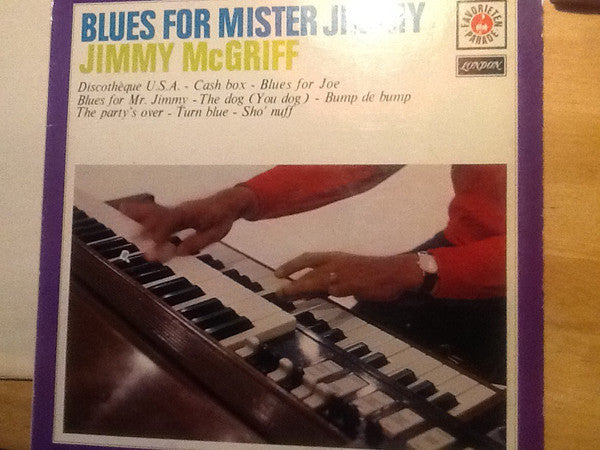 Jimmy McGriff : Blues For Mister Jimmy (LP, Album, Mono)