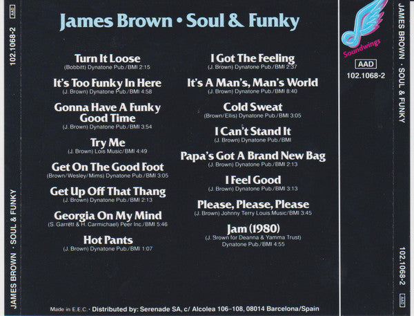 James Brown : Soul & Funky (CD, Album)