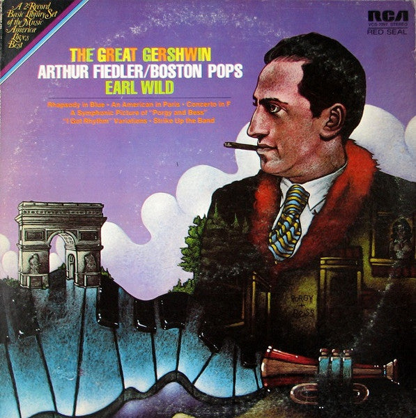Arthur Fiedler / Boston Pops Orchestra, Earl Wild : The Great Gershwin (2xLP, Comp)