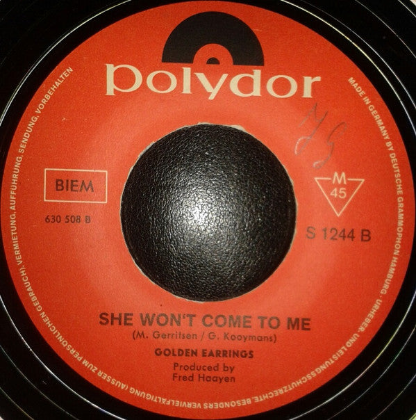 Golden Earrings* : Sound Of The Screaming Day (7", Single, Mono)