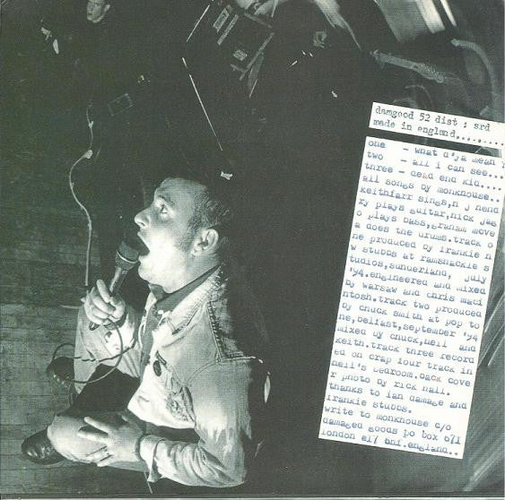 Monkhouse : What D´ Ya Mean / All I Can See (7")