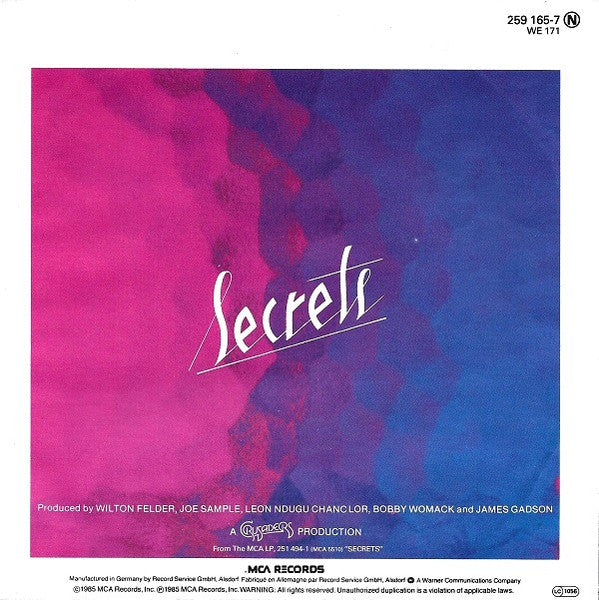 Wilton Felder : (No Matter How High I Get) I'll Still Be Looking Up To You (7", Single)