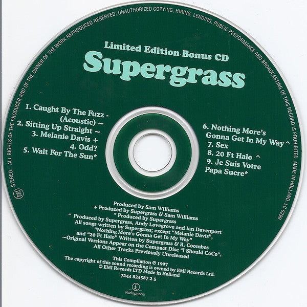 Supergrass : Limited Edition Bonus CD (CD, Comp)