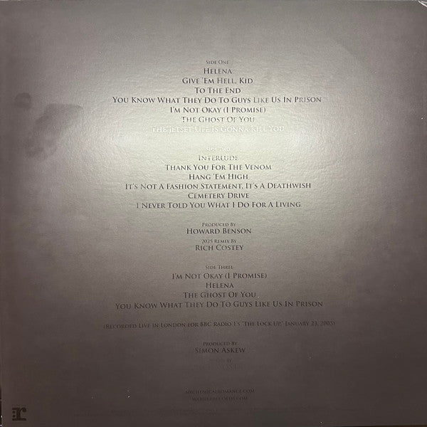 My Chemical Romance : Three Cheers For Sweet Revenge (LP, Album, RE + LP, S/Sided, Etch + Dlx, Ltd, RM, )
