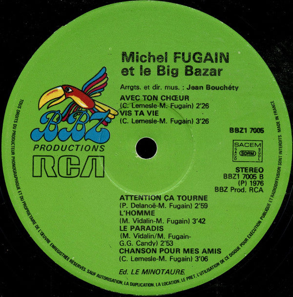 Fugain* Et Le Big Bazar : Numero 4 (LP, Album, Gat)