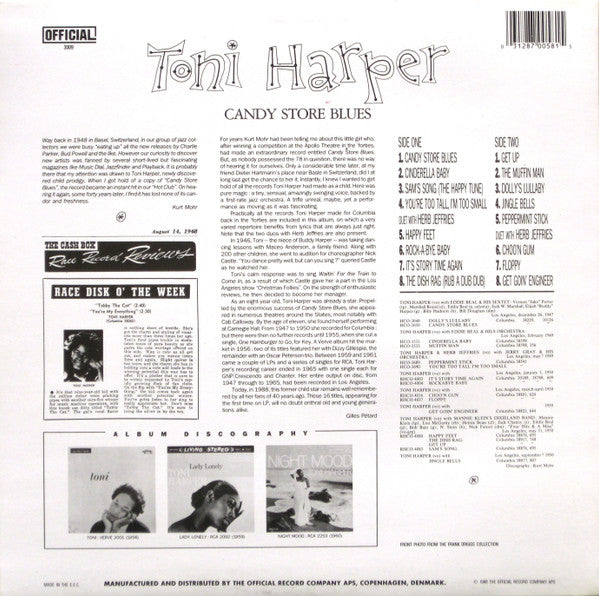 Toni Harper : Candy Store Blues (LP, Comp)