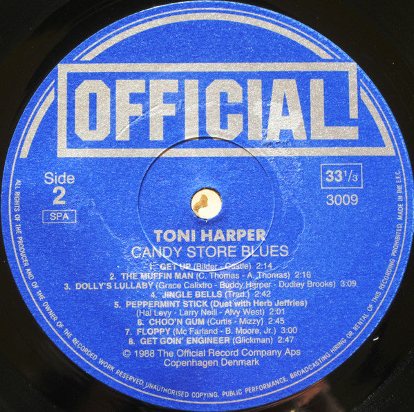 Toni Harper : Candy Store Blues (LP, Comp)
