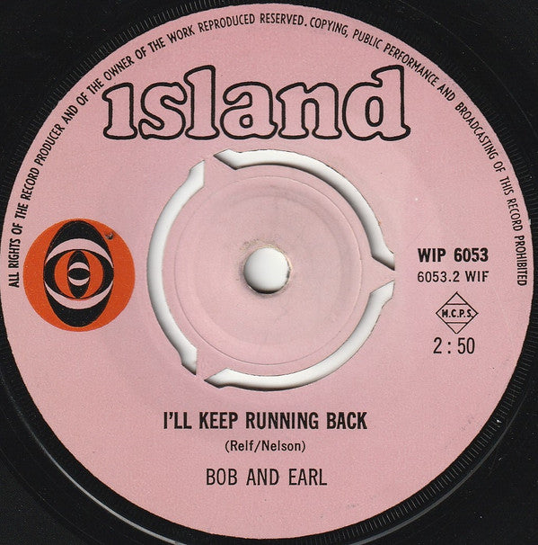 Bob & Earl : Harlem Shuffle (7", Single, RE)