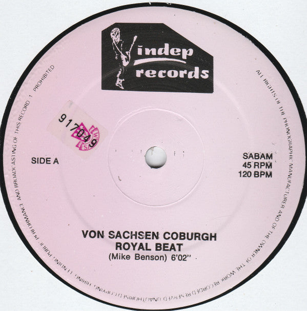 Von Sachsen Coburgh : Royal Beat (12")