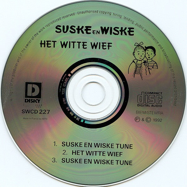 Suske en Wiske : Het Witte Wief (CD, Album)