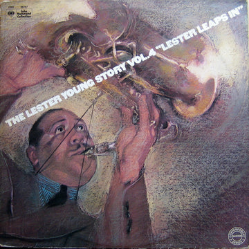 Lester Young : The Lester Young Story Vol.4 "Lester Leaps In" (2xLP, Comp, Mono)