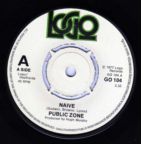 Public Zone : Naive (7", Single)
