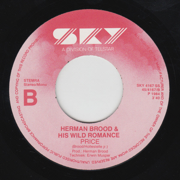 Herman Brood & His Wild Romance : My Girl (7", Single)