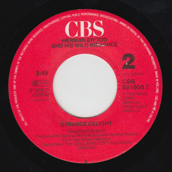 Herman Brood & His Wild Romance : Babies (7", Single)