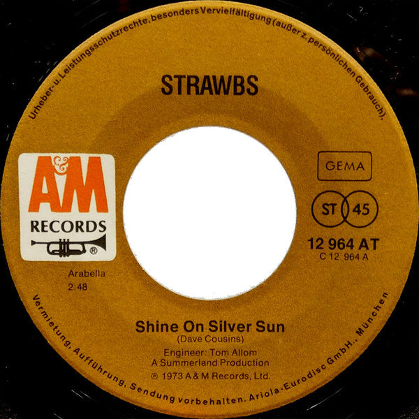 Strawbs : Shine On Silver Sun / And Wherefore (7", Single)