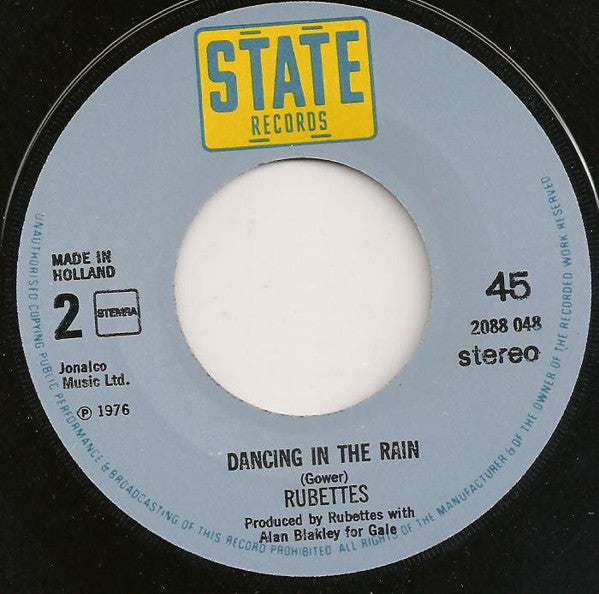 The Rubettes : Baby I Know (7", Single)