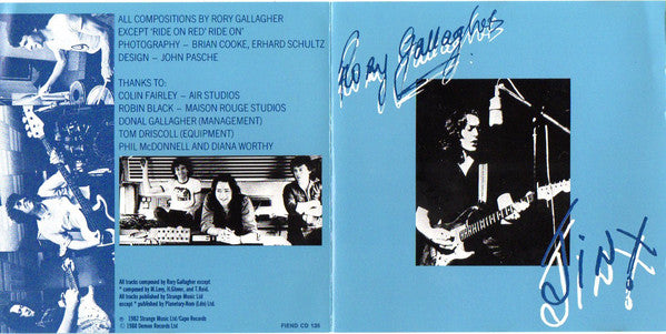 Rory Gallagher : Jinx (CD, Album, RE)