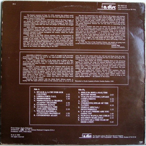 Amandla : Amandla (LP, Album)