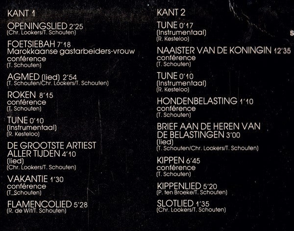 Tineke Schouten : Op En Top Tien (LP, Album)