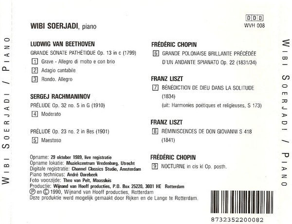 Wibi Soerjadi : Het Vredenburg Concert (CD, Album)