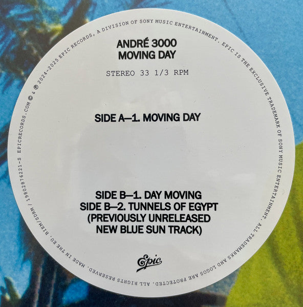 Andre 3000 : Moving Day (12", EP)