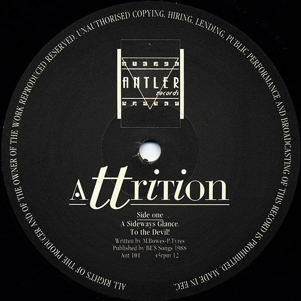 Attrition : Turn To Gold (12")