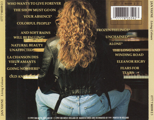 Jan Vayne : Living Colours (CD, Album)