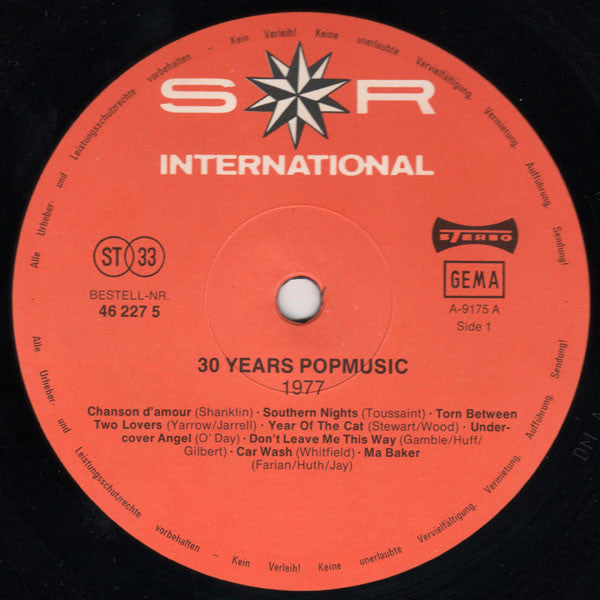 Various : 30 Years Popmusic 1977 (LP, Comp)