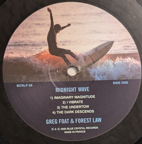 Greg Foat & Forest Law : Midnight Wave  (LP, Album, Ltd)