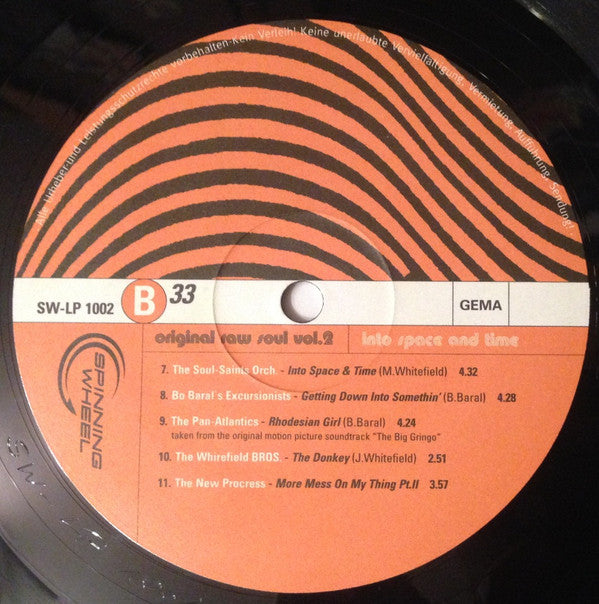 Various : Original Raw Soul Vol. 2 - Into Space And Time (LP)