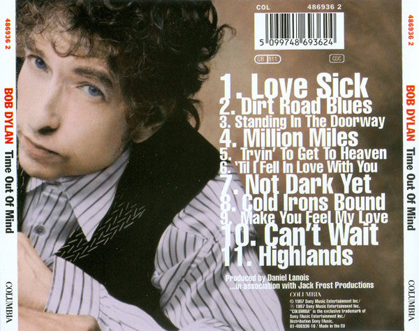 Bob Dylan : Time Out Of Mind (CD, Album, RP)