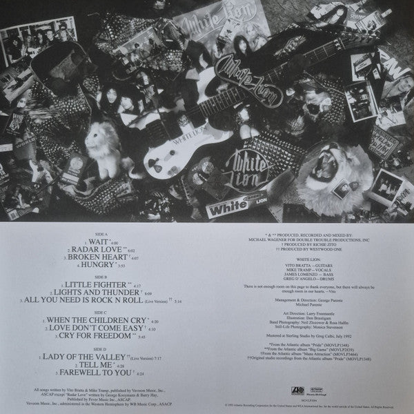 White Lion : The Best Of White Lion (2xLP, Comp, Ltd, Num, RE, Cry)