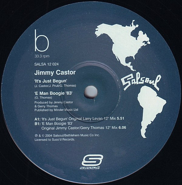 Jimmy Castor : It's Just Begun / E Man Boogie '83 (12", RM)