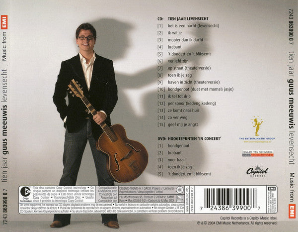 Guus Meeuwis : Tien Jaar Levensecht (CD, Comp, Copy Prot. + DVD + Ltd)