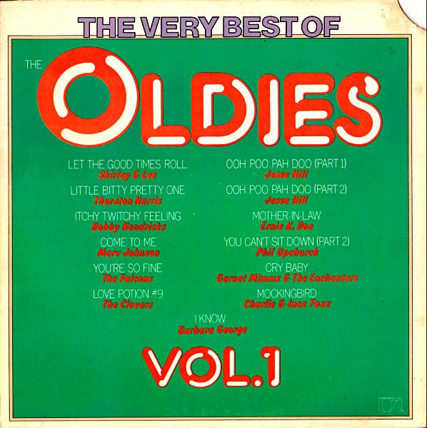 Various : The Very Best Of The Oldies Vol. 1 (LP, Comp, Mono)