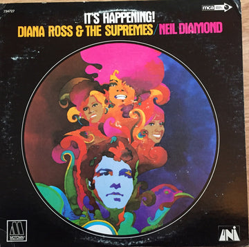 The Supremes / Neil Diamond : It's Happening! (LP, Comp)