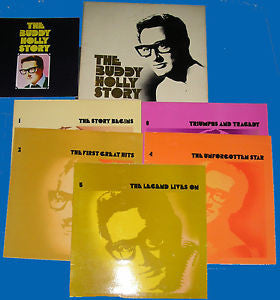 Buddy Holly : The Buddy Holly Story (5xLP + Box, Comp, Gol)