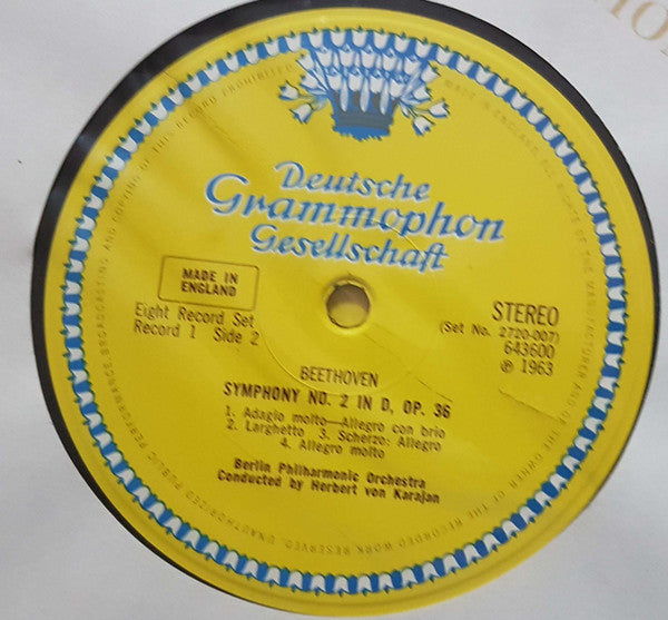 Herbert von Karajan - Berliner Philharmoniker : Beethoven Edition - 9 Symphonien (8xLP)
