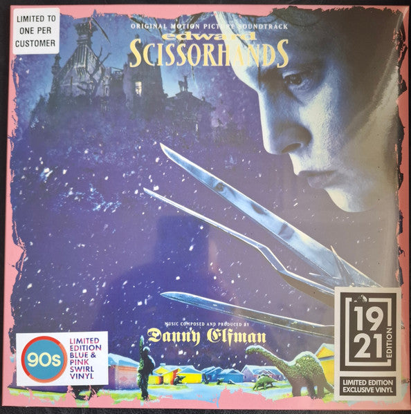 Danny Elfman : Edward Scissorhands (Original Motion Picture Soundtrack) (LP, Album, Ltd, RE, Blu)