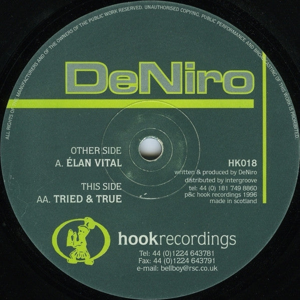 De Niro : Élan Vital (12")