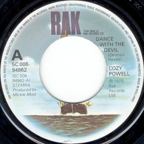 Cozy Powell : Dance With The Devil (7", Single)