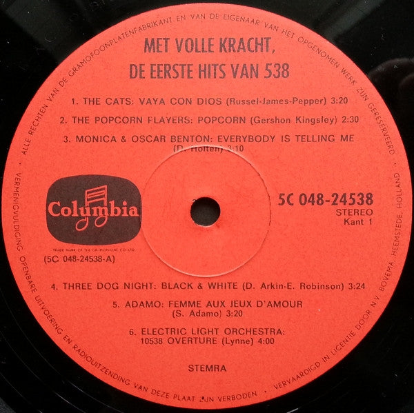 Various : Met Volle Kracht, De Eerste Hits Van Veronica 538 (LP, Comp)