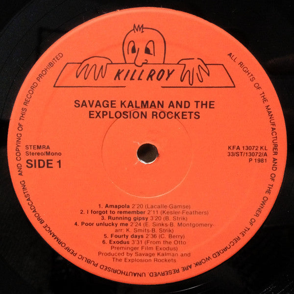 Savage Kalman And The Explosion Rockets : Savage Kalman And The Explosion Rockets (LP)