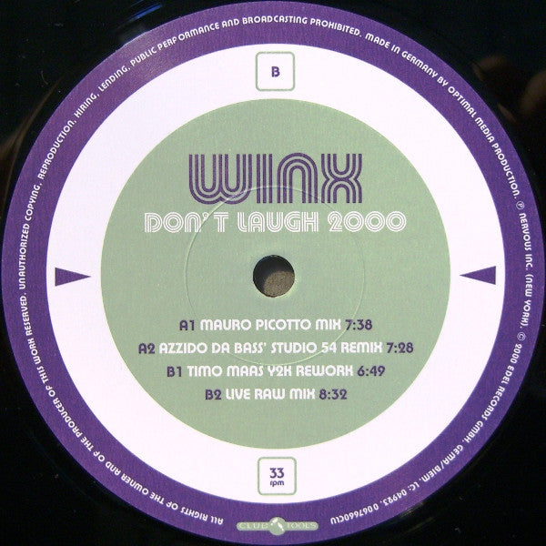 Winx* : Don't Laugh 2000 (12")