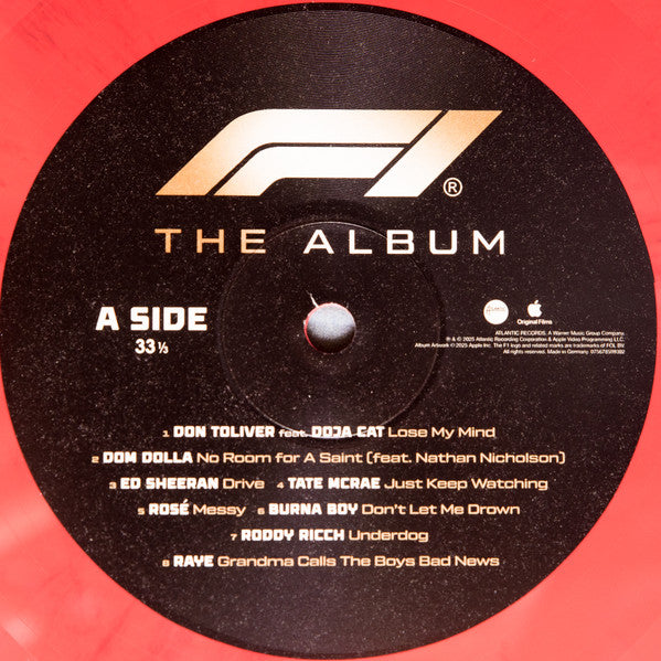 Various : F1 The Album (Music From F1 The Movie) (LP, Album, Dre)