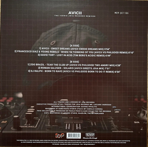 Avicii : The Iconic Joia Records Remixes (LP, Comp, Ltd, Num, Smo)