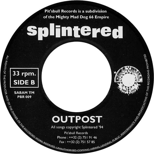 Splintered : Hilt (7", Ltd)