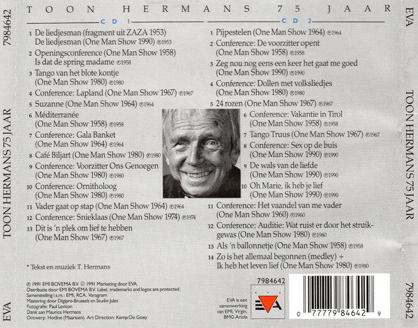 Toon Hermans : 75 Jaar (2xCD, Comp)