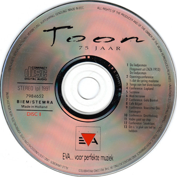 Toon Hermans : 75 Jaar (2xCD, Comp)